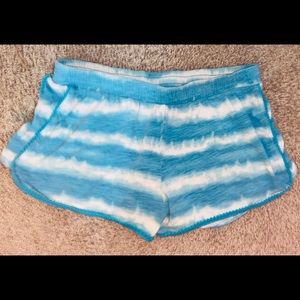 Sky Blue Pajama Shorts